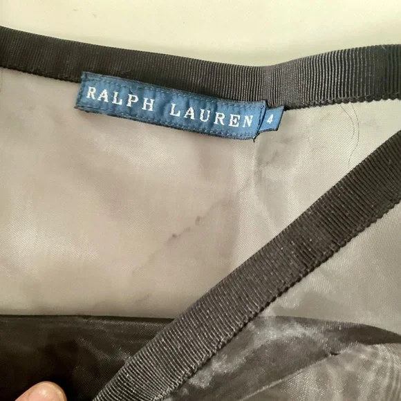 Ralph Lauren sheer black skirt size 4 - Picture 5 of 5